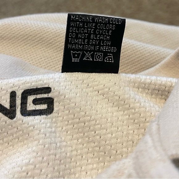 Ping/ Lexus cream with black trim mens polo style shirt size XL - Picture 7 of 10